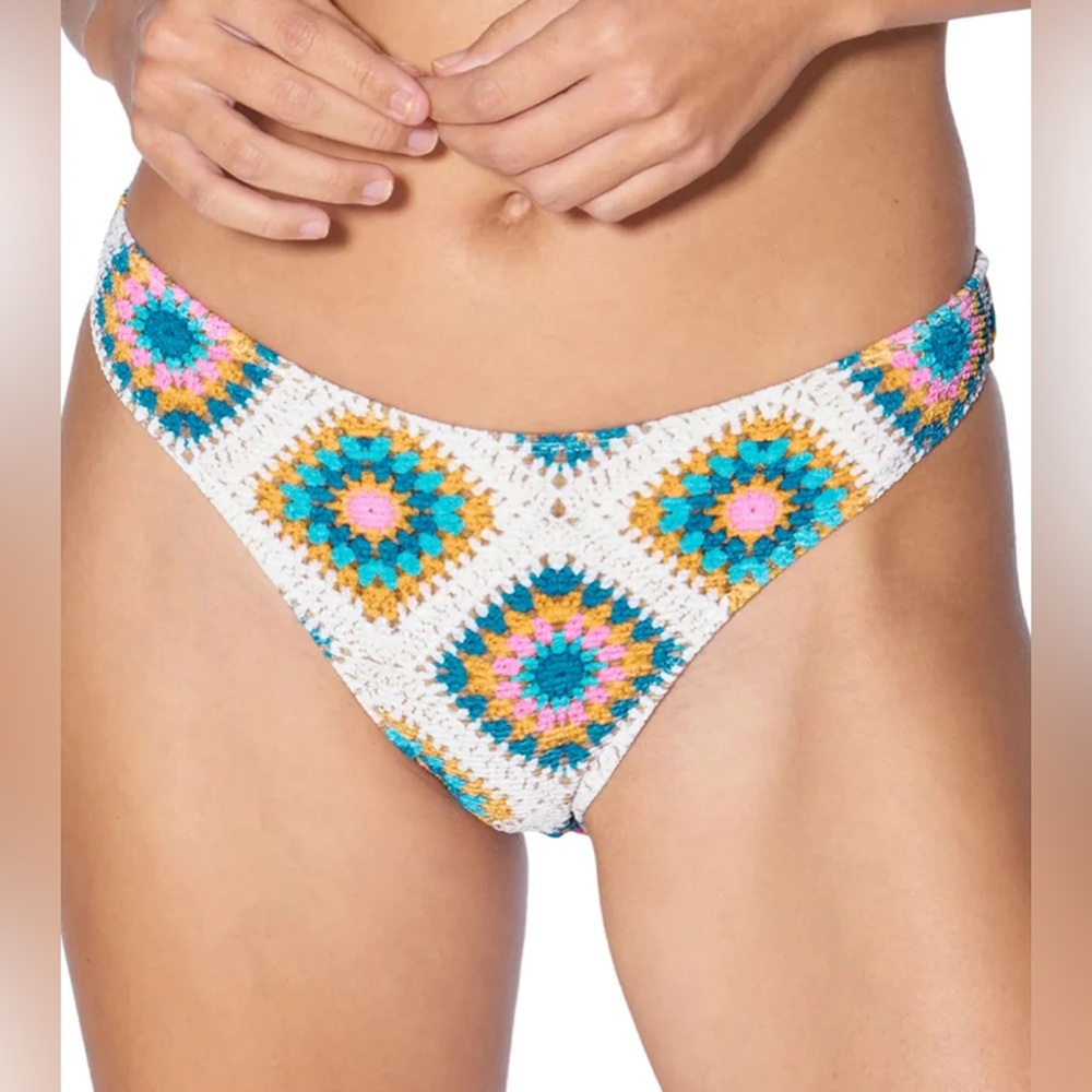 Hurley crochet inspired diamonds bikini bottom